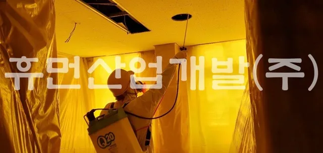 천안봉서초등학교 급식실 석면철거공사 현장 사진 3