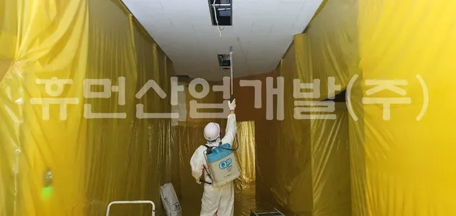 복지관환경개선 석면해체 철거공사 현장 사진 4