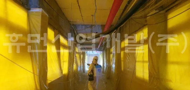 천안용암초등학교 석면철거공사 현장 사진 4