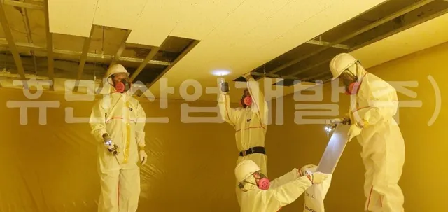 천안용암초등학교 석면철거공사 현장 사진 5