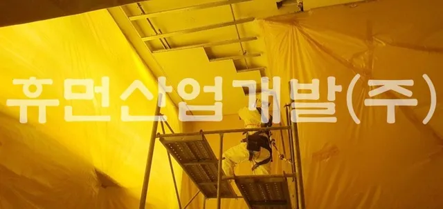 천안봉서초등학교 급식실 석면철거공사 현장 사진 5