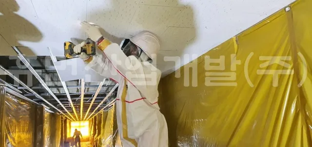 천안용암초등학교 석면철거공사 현장 사진 6